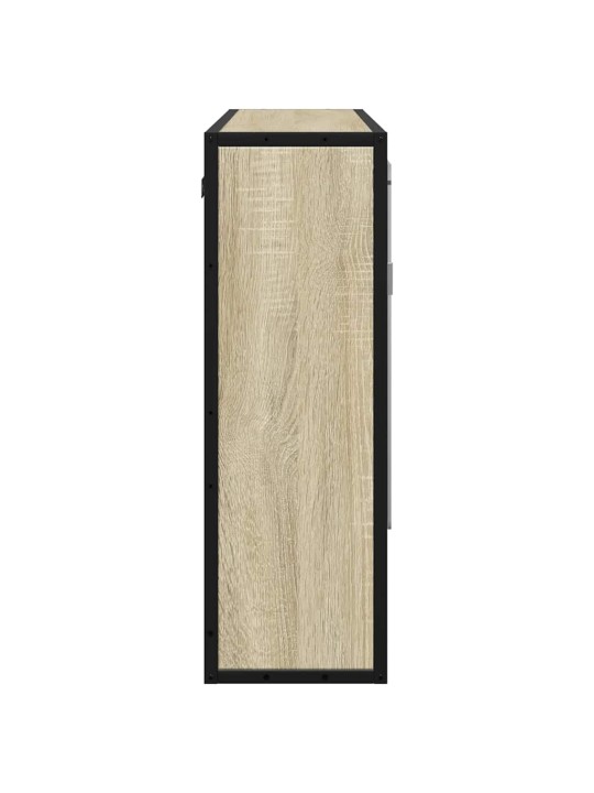 Koupelnová skříňka se zrcadlem dub sonoma 65x20x60 cm kompozit
