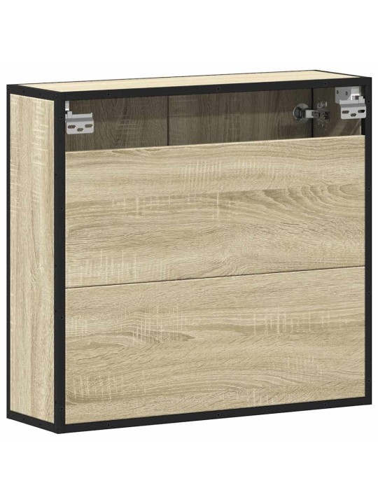 Koupelnová skříňka se zrcadlem dub sonoma 65x20x60 cm kompozit