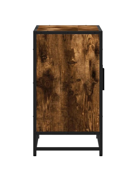 Koupelnová skříňka pod umyvadlo kouřový dub 90x33x60cm kompozit