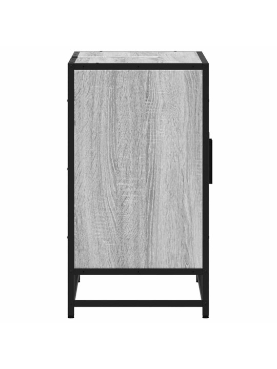 Koupelnová skříňka pod umyvadlo šedá sonoma 90x33x60cm kompozit