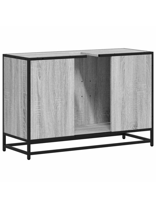 Koupelnová skříňka pod umyvadlo šedá sonoma 90x33x60cm kompozit