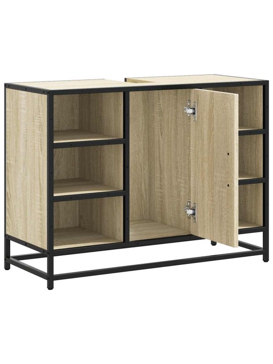 Koupelnová skříňka pod umyvadlo dub sonoma 80x33x60 cm kompozit
