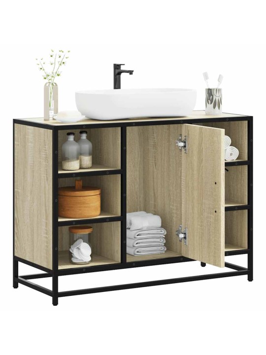 Koupelnová skříňka pod umyvadlo dub sonoma 80x33x60 cm kompozit