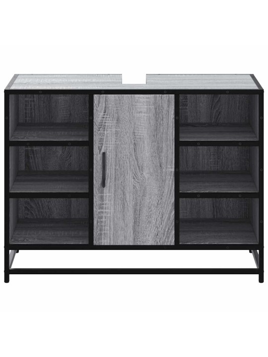 Koupelnová skříňka pod umyvadlo šedá sonoma 80x33x60cm kompozit