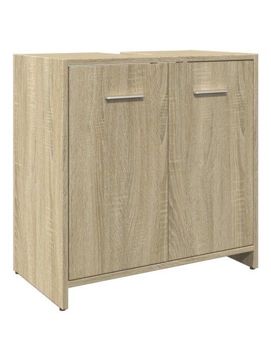 Koupelnová skříňka pod umyvadlo dub sonoma 60x33x60 cm kompozit