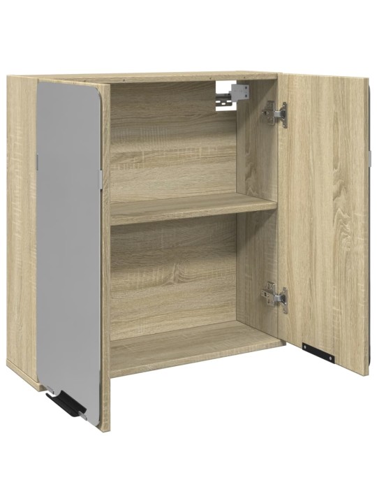 Koupelnová skříňka zrcadlo dub sonoma 64,5x20x66,5 cm kompozit
