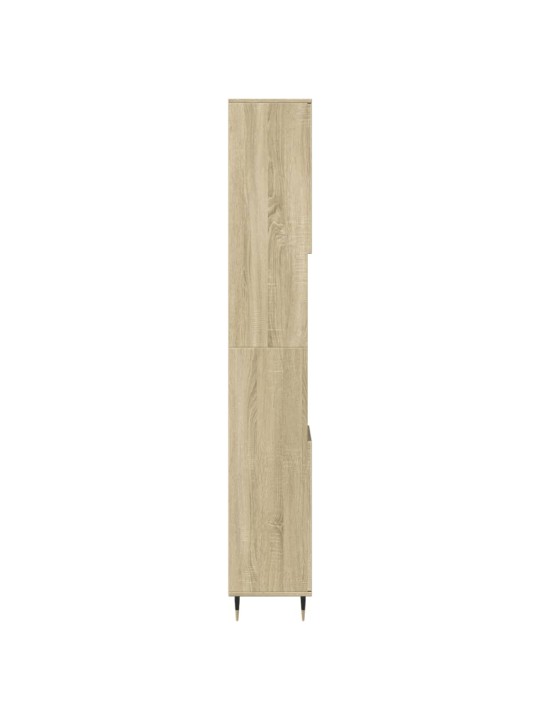 Koupelnová skříňka dub sonoma 30 x 30 x 190 cm kompozitní dřevo