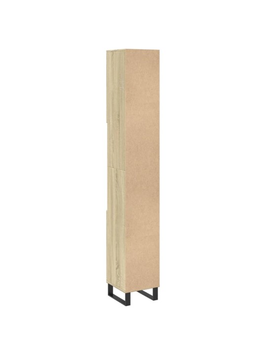 Koupelnová skříňka dub sonoma 30 x 30 x 190 cm kompozitní dřevo