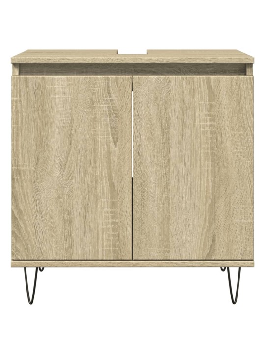 Koupelnová skříňka dub sonoma 58 x 33 x 60 cm kompozitní dřevo