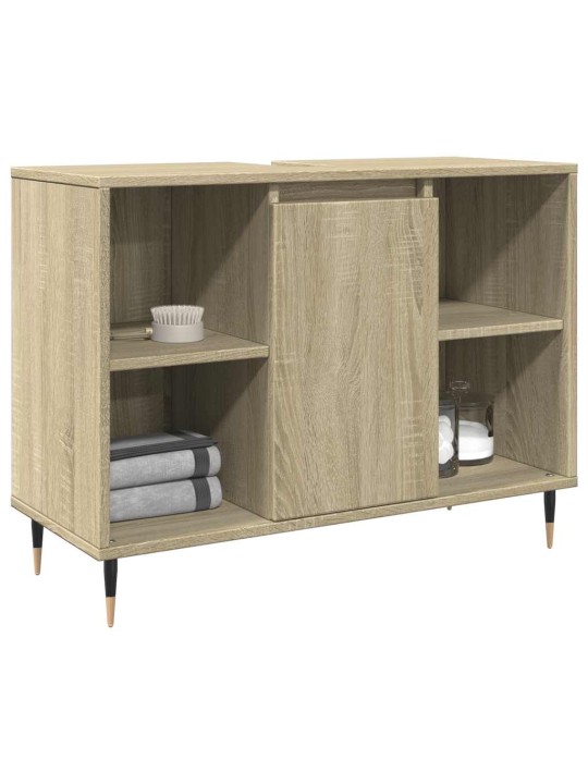 Koupelnová skříňka dub sonoma 80 x 33 x 60 cm kompozitní dřevo