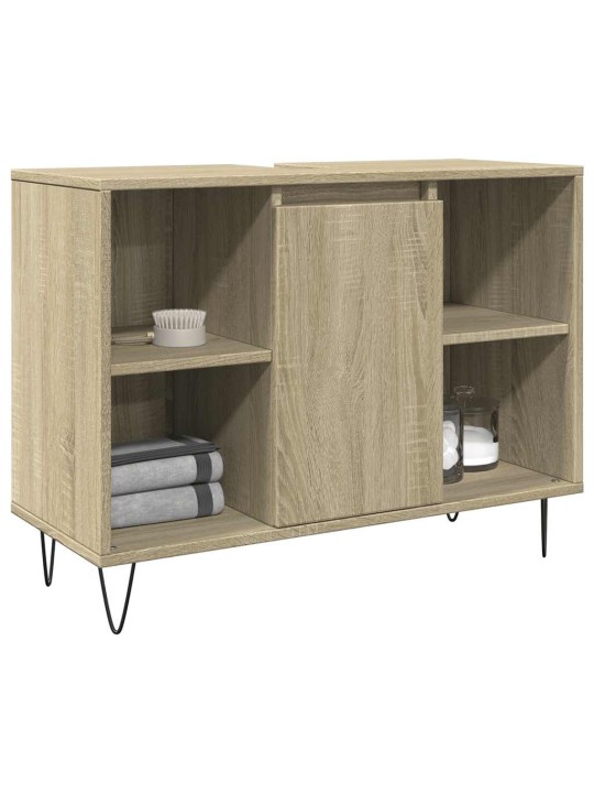 Koupelnová skříňka dub sonoma 80 x 33 x 60 cm kompozitní dřevo