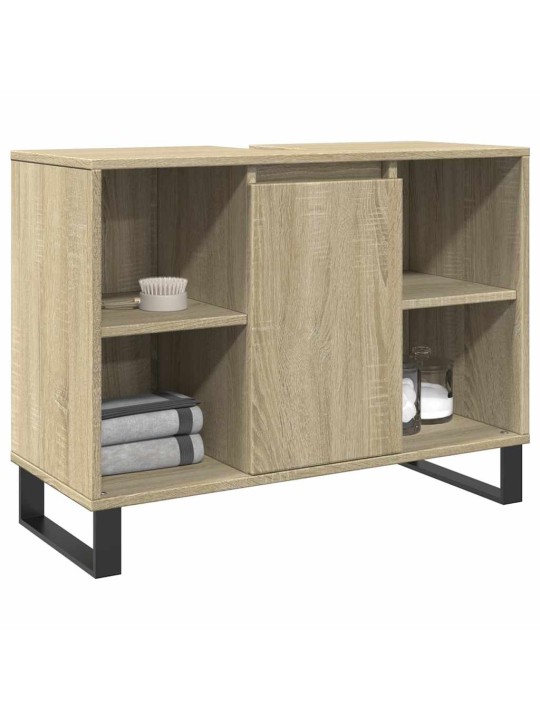 Koupelnová skříňka dub sonoma 80 x 33 x 60 cm kompozitní dřevo