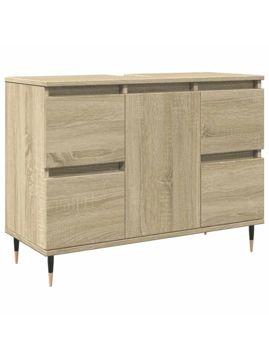 Koupelnová skříňka dub sonoma 80 x 33 x 60 cm kompozitní dřevo