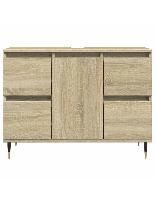 Koupelnová skříňka dub sonoma 80 x 33 x 60 cm kompozitní dřevo