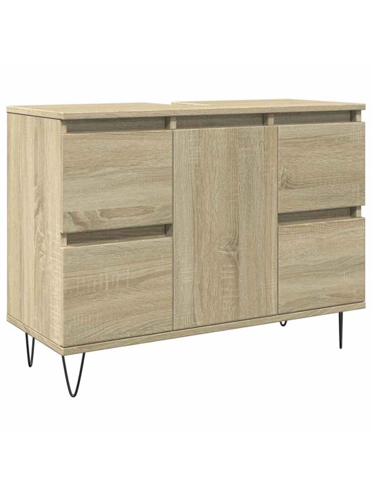 Koupelnová skříňka dub sonoma 80 x 33 x 60 cm kompozitní dřevo