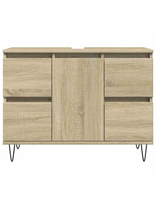 Koupelnová skříňka dub sonoma 80 x 33 x 60 cm kompozitní dřevo