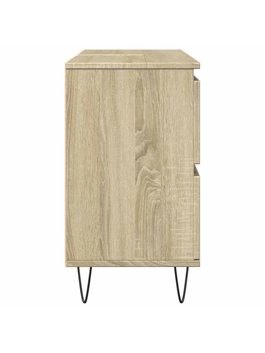 Koupelnová skříňka dub sonoma 80 x 33 x 60 cm kompozitní dřevo