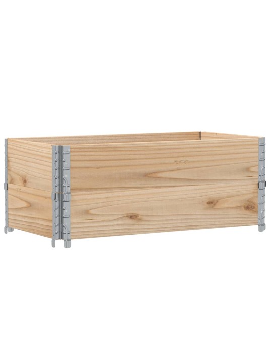 Zahradní truhlík 100 x 50 cm masivní borové dřevo