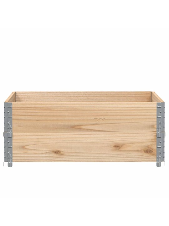 Zahradní truhlík 100 x 100 cm masivní borové dřevo