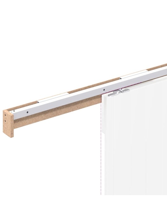 Sada příslušenství pro posuvné dveře 200 cm slitina hliníku