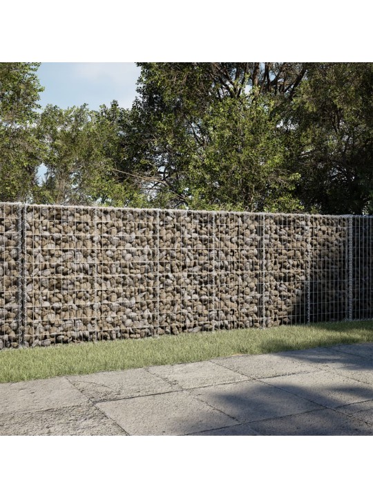 Gabionový koš s víkem 300 x 100 x 100 cm pozinkované železo