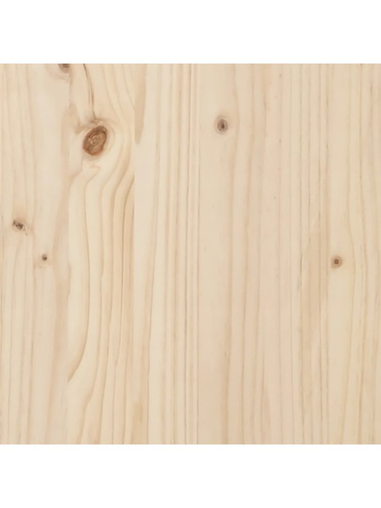 Dětská domečková postel 90 x 200 cm masivní borové dřevo