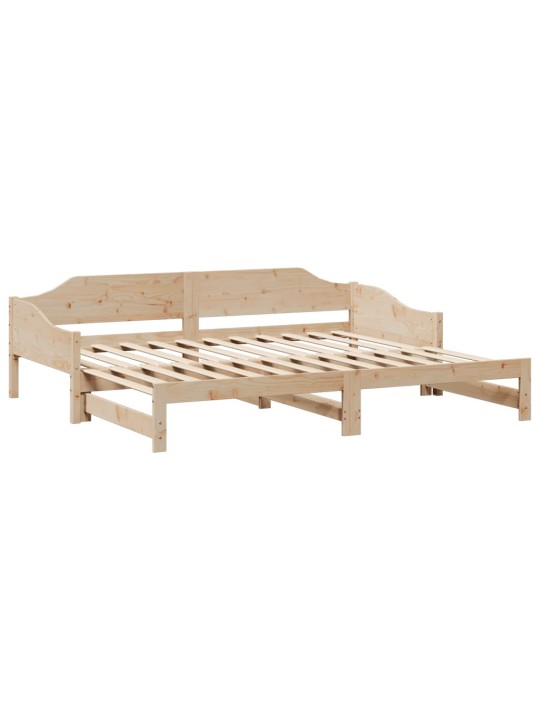 Válenda s přistýlkou 80 x 200 cm masivní borové dřevo