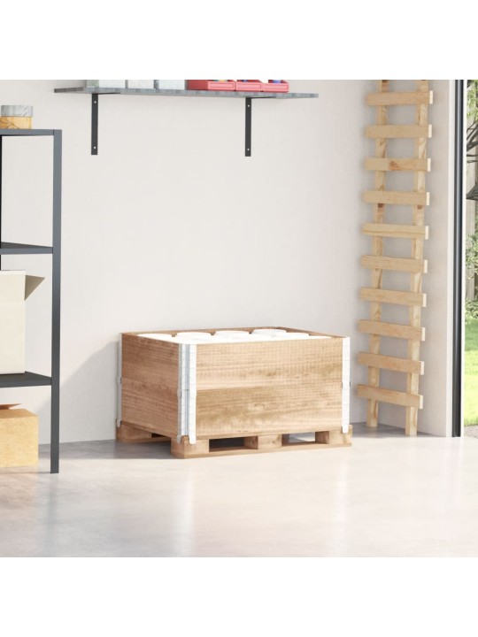 Paletové nástavce 2 ks 80 x 60 cm masivní borové dřevo