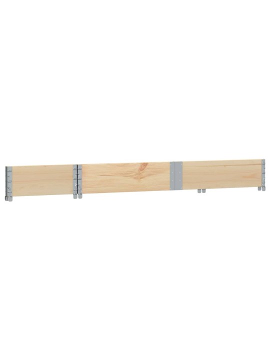 Paletový nástavec 150 x 50 cm masivní borové dřevo