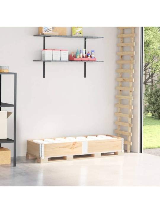 Paletový nástavec 150 x 50 cm masivní borové dřevo
