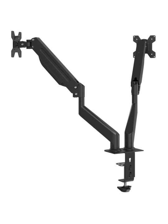 Dvojité rameno na monitory max. 27" plynová pružina 20 kg
