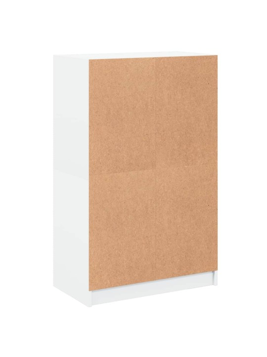 Highboard s dvířky bílý 68 x 37 x 109 cm kompozitní dřevo