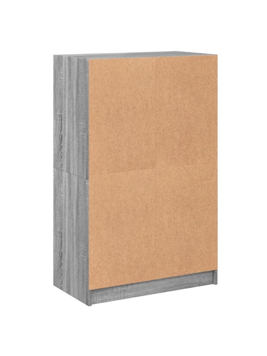 Highboard s dvířky šedý sonoma 68x37x109 cm kompozitní dřevo