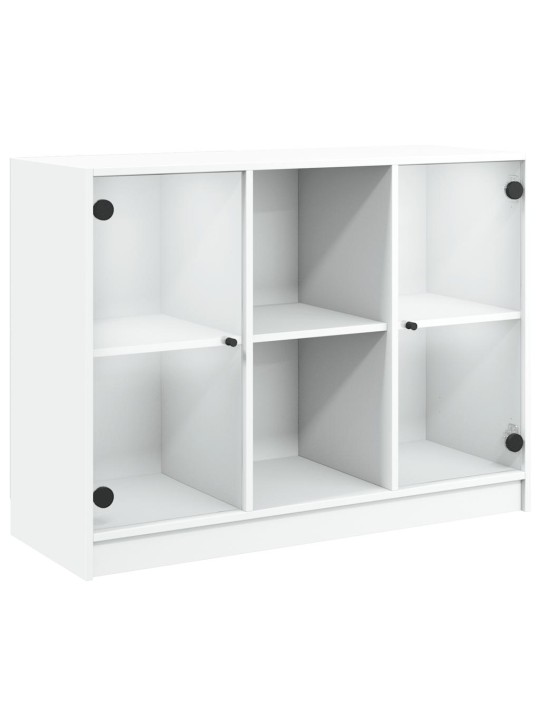 Příborník bílý 102 x 37 x 75,5 cm kompozitní dřevo