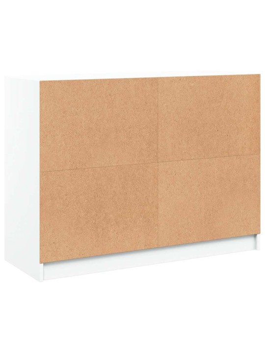 Příborník bílý 102 x 37 x 75,5 cm kompozitní dřevo