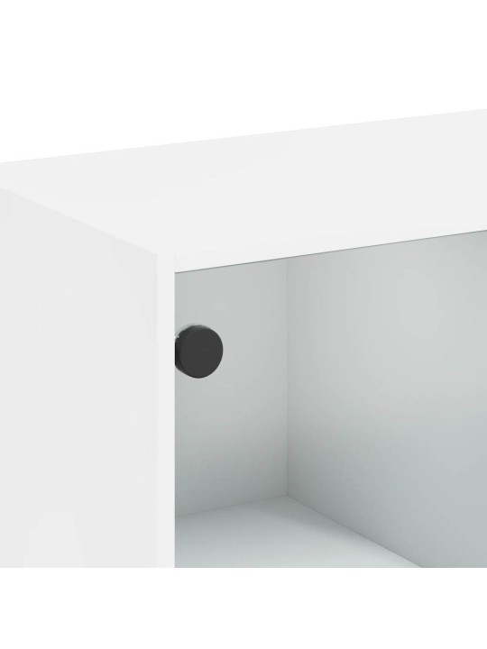 Příborník bílý 102 x 37 x 75,5 cm kompozitní dřevo