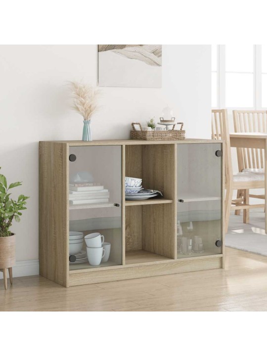 Příborník dub sonoma 102 x 37 x 75,5 cm kompozitní dřevo