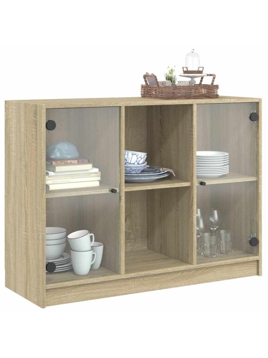 Příborník dub sonoma 102 x 37 x 75,5 cm kompozitní dřevo