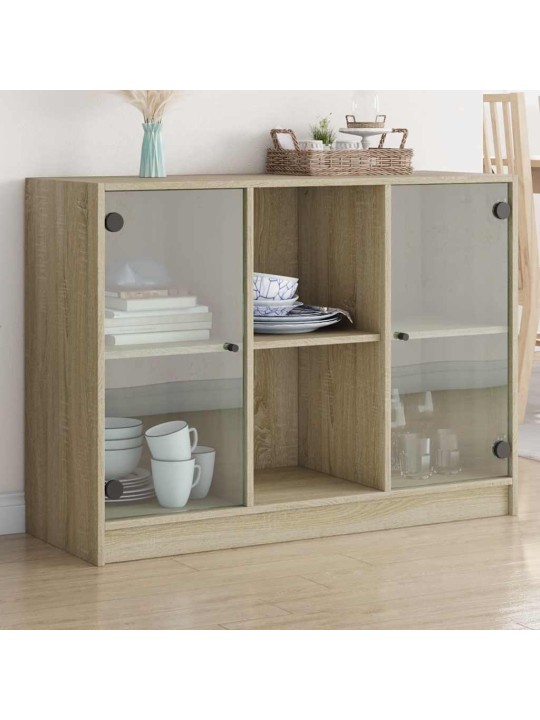 Příborník dub sonoma 102 x 37 x 75,5 cm kompozitní dřevo