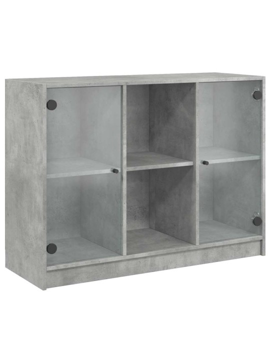 Příborník betonově šedý 102 x 37 x 75,5 cm kompozitní dřevo