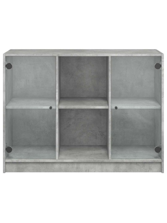 Příborník betonově šedý 102 x 37 x 75,5 cm kompozitní dřevo