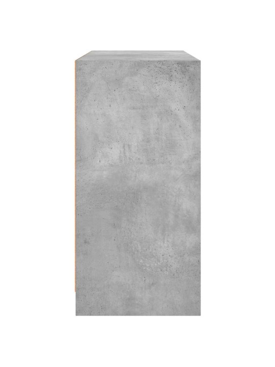 Příborník betonově šedý 102 x 37 x 75,5 cm kompozitní dřevo