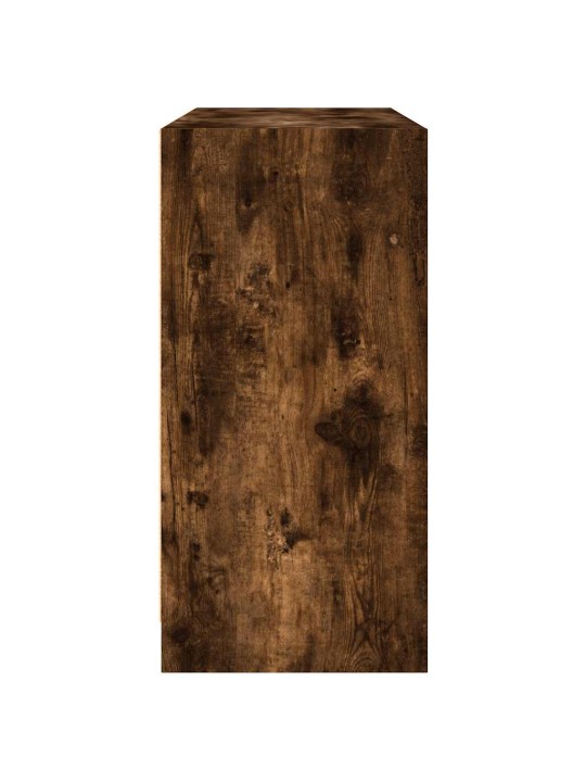 Příborník kouřový dub 102 x 37 x 75,5 cm kompozitní dřevo