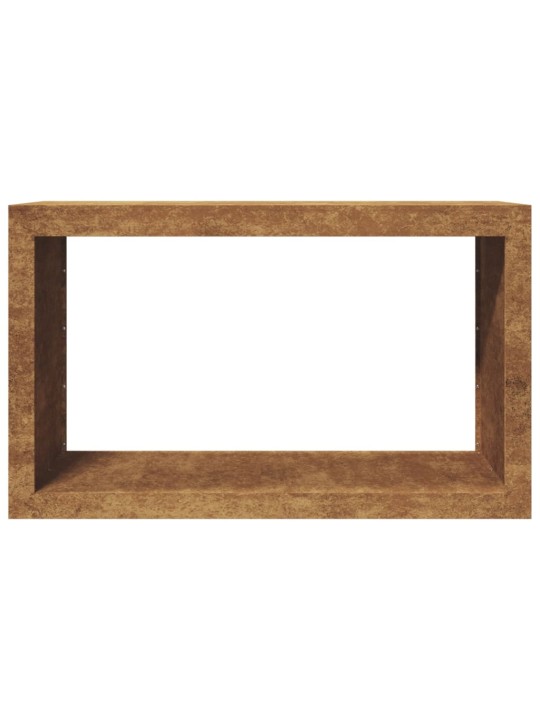 Stojan na palivové dřevo 100x40x60 cm povětrnostně odolná ocel