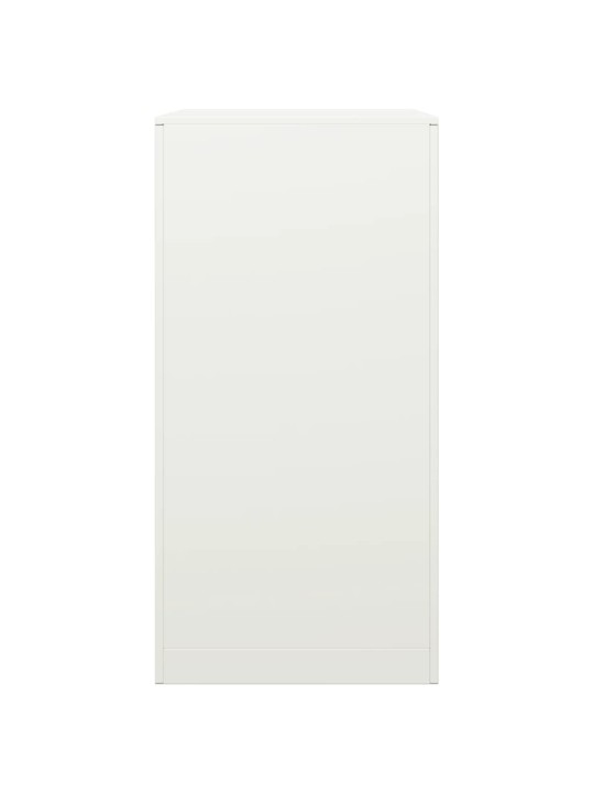 Stojan na palivové dřevo bílý 100 x 40 x 80 cm ocel