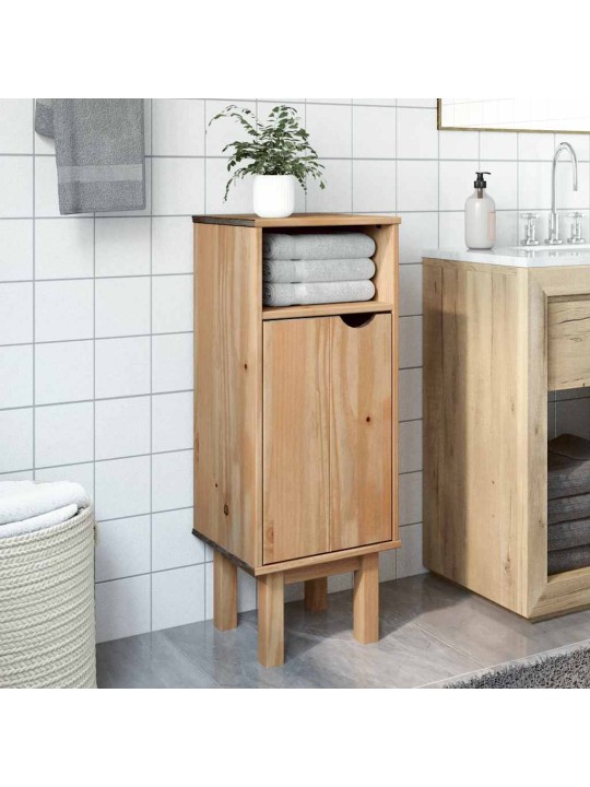 Koupelnová skříňka OTTA 35 x 30 x 90 cm masivní borové dřevo