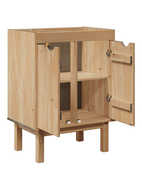 Koupelnová skříňka pod umyvadlo OTTA 59x40x80 cm masiv borovice