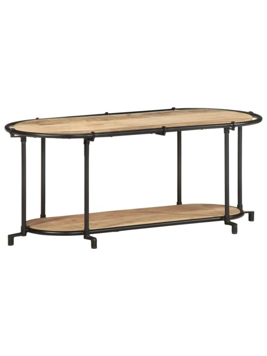 TV stolek 100 x 42 x 40 cm masivní hrubé mangovníkové dřevo