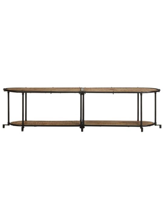 TV stolek 160 x 42 x 40 cm masivní hrubé mangovníkové dřevo
