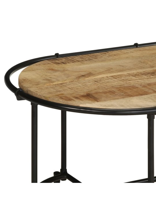 Konferenční stolek 110x55x40cm masivní hrubé mangovníkové dřevo